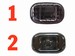 Røgfarvet krystal sideblink til Toyota Corolla E12 Røgfarvet krystal sideblink til Toyota Corolla E12